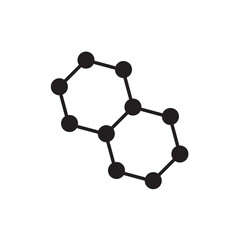 Simple icon molecule.