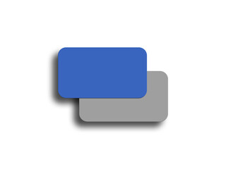 Die cut business card mockup