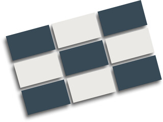 Minimal business card mockup