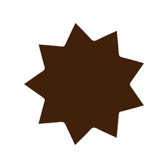 star icon brown