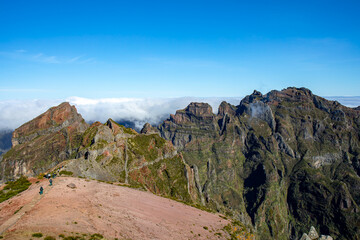 Fototapeta na wymiar View from Pico do Arieiro, Maderia 