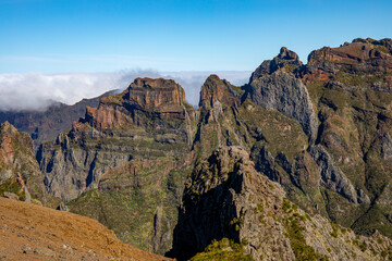 Obraz premium View from Pico do Arieiro, Maderia 