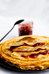 crêpe et confiture