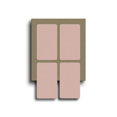 Clean business card with particle board mockup