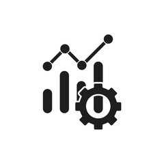 SEO web marketing analytics icon. Search Engine Optimization symbol template for graphic and web design collection logo