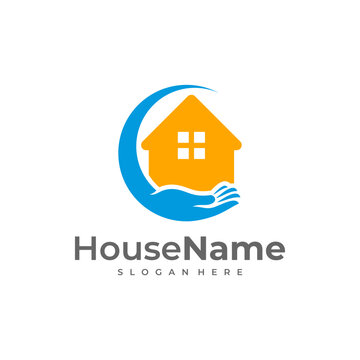 House Care logo designs concept vector. Medical Home logo template
