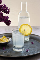 Glass of lemonade