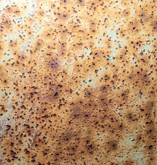 Rusty metal sheet as an background