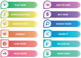 cta web button collection