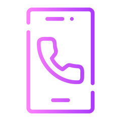 phone call gradient icon © Nur Achmadi Yusuf