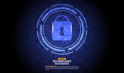 Technology Background Circle Vector Eps10