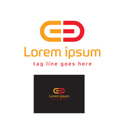 EB Letter logo design