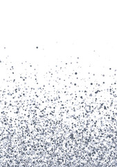 Silver scattered sparkling glitter