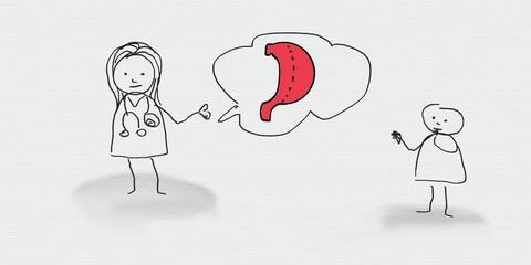 Bariatric revision surgery with cartoon design