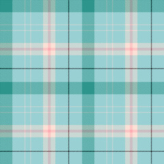 Seamless Mint Tartan Pattern. Scottish Kilt Ornament. Cage background.	
