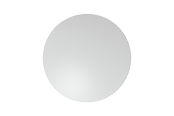 Empty blank square, round and rectangular mouse pad mockup isolated on white background. 3d rendering. © Leyla