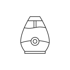 humidifier icon in line style icon, isolated on white background