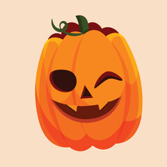 cartoon halloween issolated vector