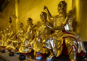 Malaysia, July 10, 2022 - Chaiya Mangalaram Thai Buddhist Temple.