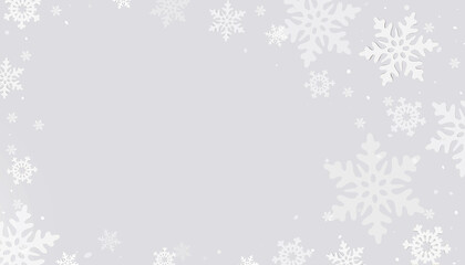 Winter Snowflake background Merry Christmas and Happy New Year.