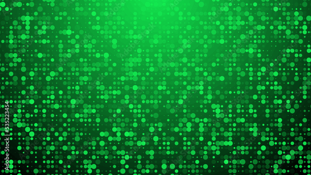 Aufkleber abstract dot green pattern gradient texture technology background.