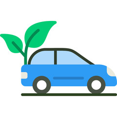 Eco Car Icon