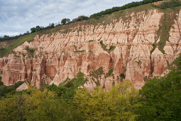 Red Ravine in Romania landscape