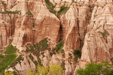 Red Ravine in Romania landscape