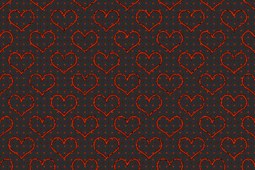 Valentine background with  hearts. February 14th day. Modern luxury fashionable  elegant design for template , menu, brochure, presentation, banner.
