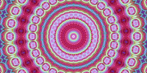 Obraz premium Hintergrund Mandala Motiv Fraktale Kunst für Druck Design und Websites