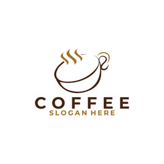coffee logo icon vector isolated