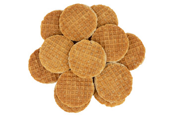 the mini caramel stroopwafels - dutch dessert