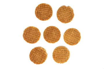 the mini caramel stroopwafels - dutch dessert