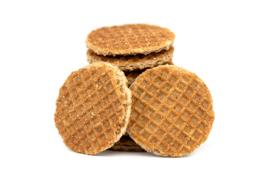 the mini caramel stroopwafels - dutch dessert