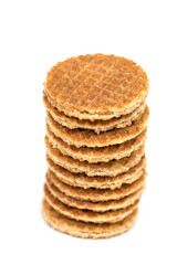 the mini caramel stroopwafels - dutch dessert
