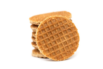 the mini caramel stroopwafels - dutch dessert