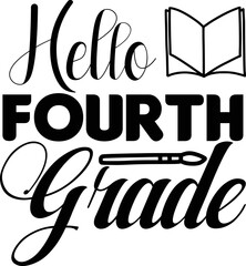 back to school svg design
