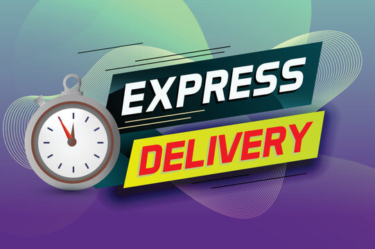 	
Express delivery word concept vector illustration with stopwatch style for use landing page, template, ui, web, mobile app, poster, banner, flyer, background, gift card, coupon, label