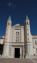 Fototapeta na wymiar Italy, Umbria, Perugia: Saint Rita Basilica in Cascia.
