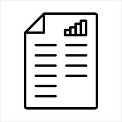 Document Icon Logo Design Vector Template Illustration Sign And Symbol Pixels Perfect