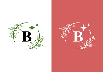 letter B, suitable for the company's initial symbol.