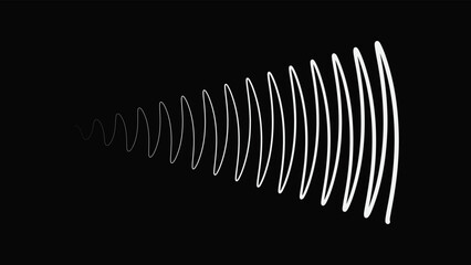 Wave energy sonar signal extending background