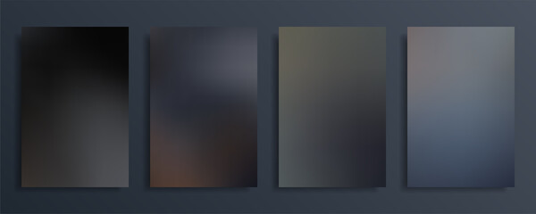 Abstract gradient blurred background in dark pastel color.