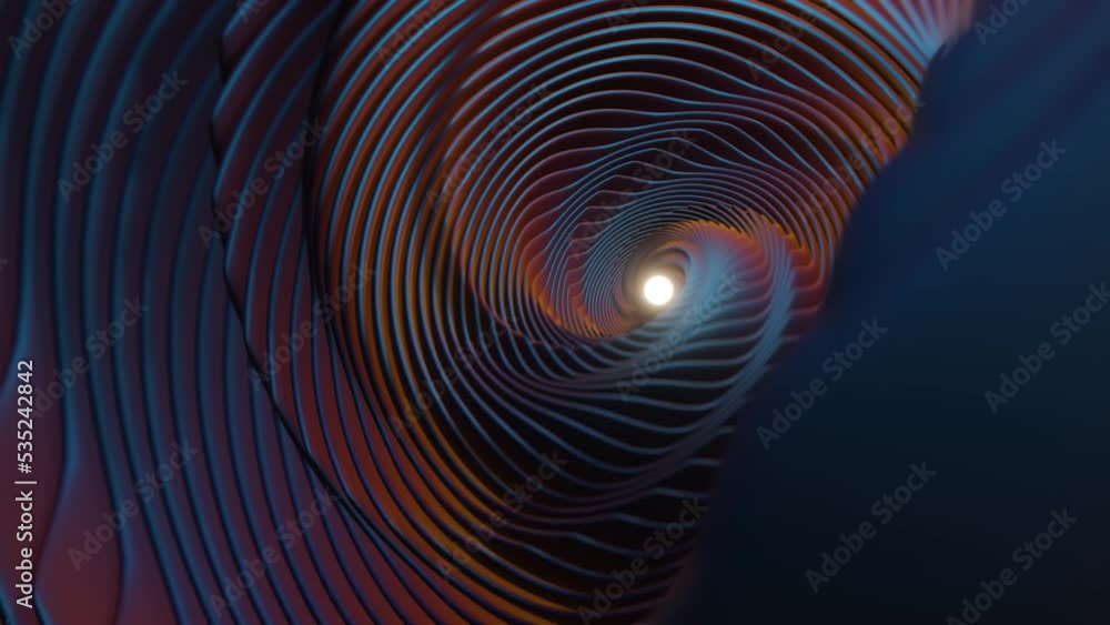 Poster Wonderful Abstract colourful swirl golden ratio background. Starburst dynamic wave. 3d rendering illustration Background pattern for design.	
