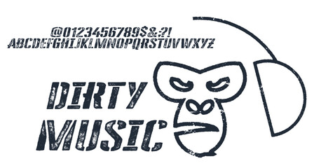 Craft vintage typeface design. Fashion type. Pop modern display vector letters.