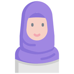 Arab woman icon