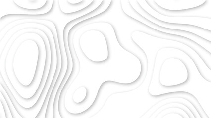 black and white abstract paper cut background