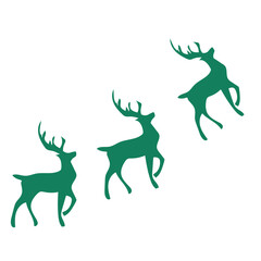 christmas deer decor santa rudolph