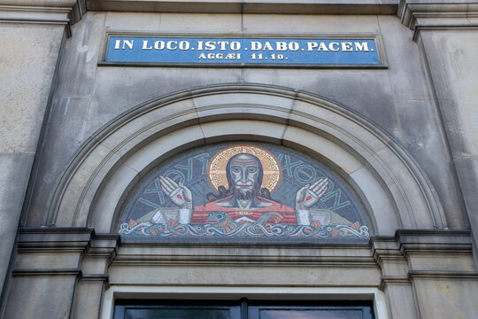 Entrance Of The Duif Church At Amsterdam The Netherlands 19 MAY 2020