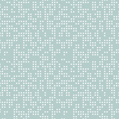 Fototapeta na wymiar Seamless geometric pattern. Modern ornament with white square elements. Geometric abstract pattern